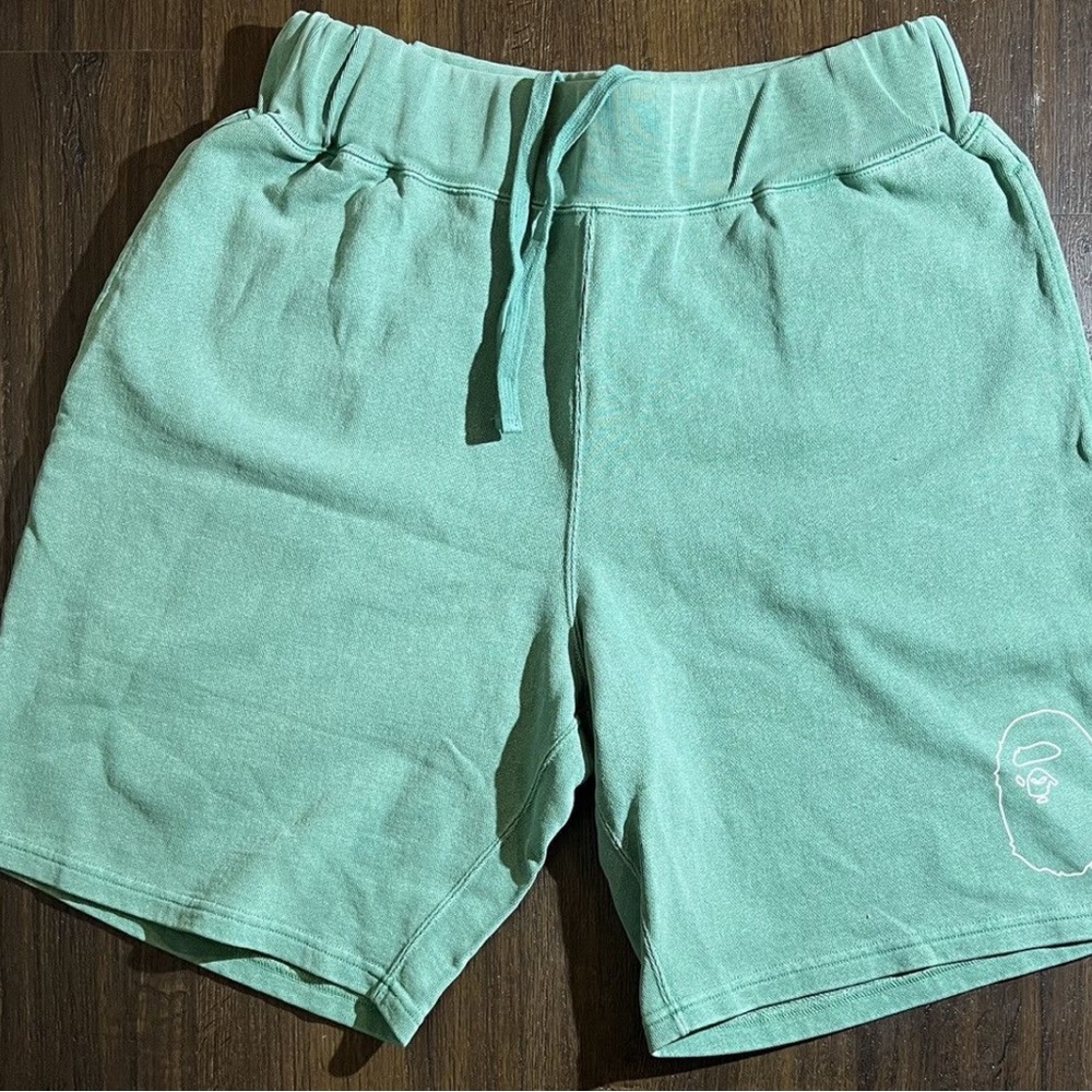 BAPE Overdyed Wide Index Card Shorts